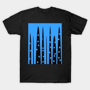 Abstract Stone Age Skyscrapers Skyline T-Shirt